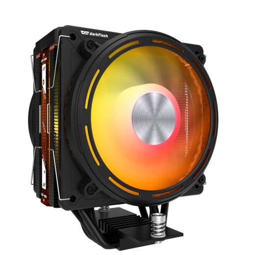Aktiv CPU-køler DarkFlash E400 Plus, sort