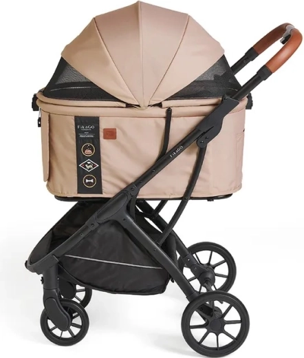 Vandafvisende kaleche af genanvendte materialer