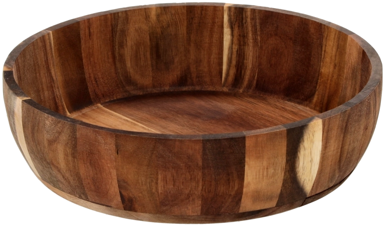 Skål af akacietræ 30 cm