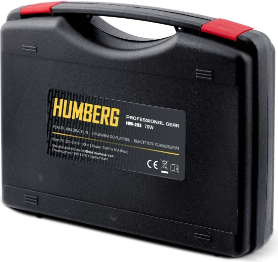 Praktisk sæt i solid kuffert