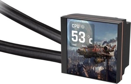 Stor 3,95" LCD-skærm til overvågning og stil