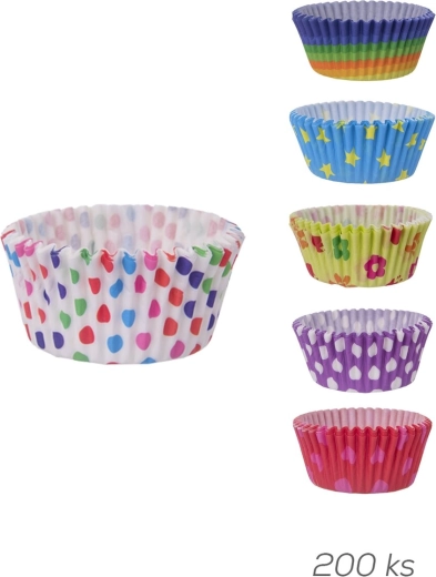 Papirforme til mini-muffins Orion 4 cm - 200 stk.