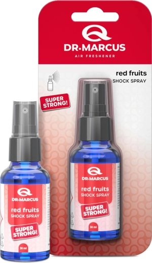 Dr. Marcus Shock Spray luftfrisker med duft af røde frugter