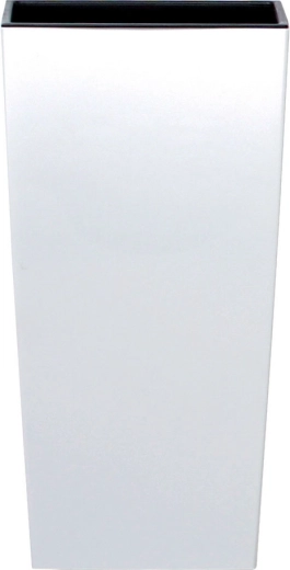 Urbi Square Matt urtepotte med indsats 40 cm hvid