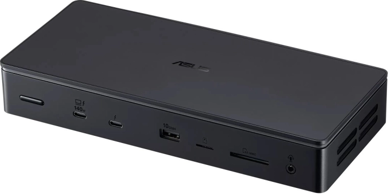 SSD-slot og kortlæser til hukommelseskort