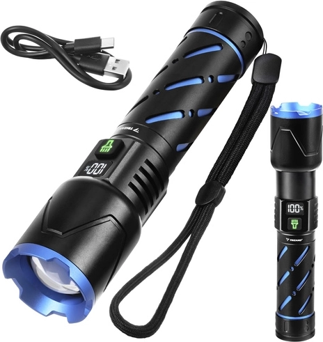 5000 mAh batteri + USB‑C-opladning