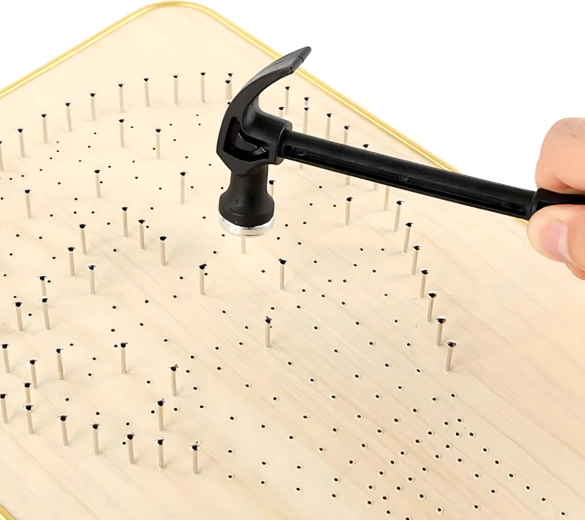 Forborede punkter og nemt at hamre