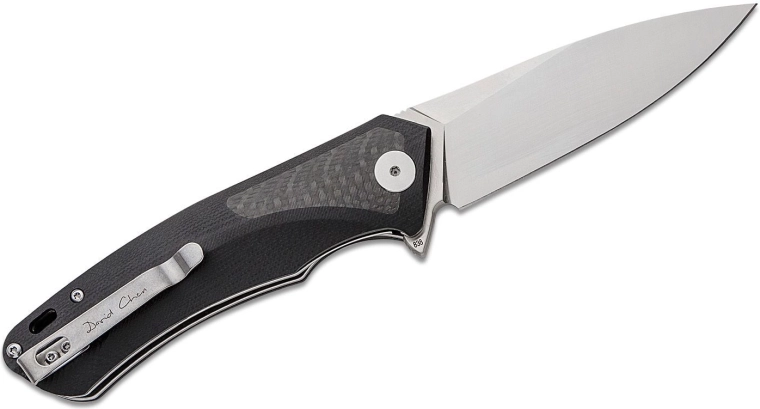 Robust klinge i D2-stål med Satin-finish