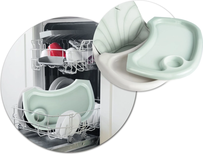 Rent bord på ingen tid: aftagelig bakke med indsats