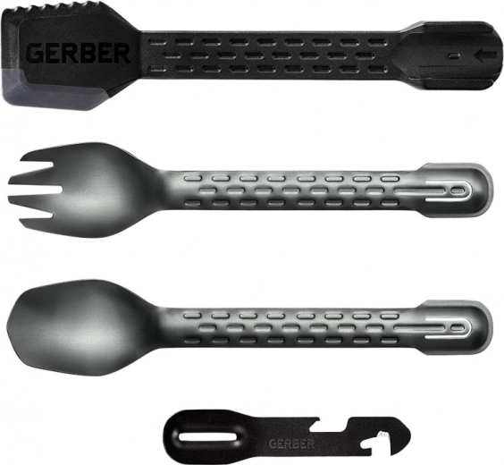 Gerber ComplEAT Cook Eat Clean Tong Onyx – multifunktionelt outdoor-bestik