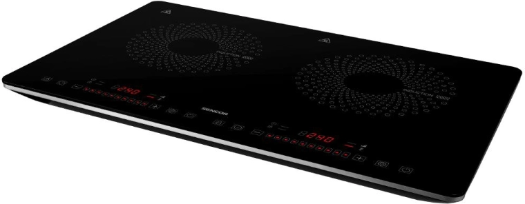 SENCOR UltraFlat induktionskogeplade med to kogezoner