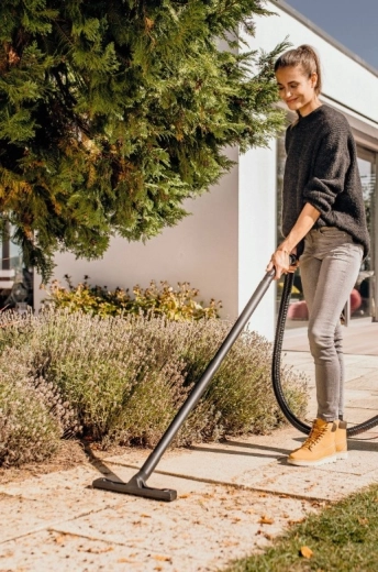 Blæsefunktion til snavs på svært tilgængelige steder