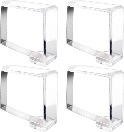 Stålklemmer til dug - 4 stk.