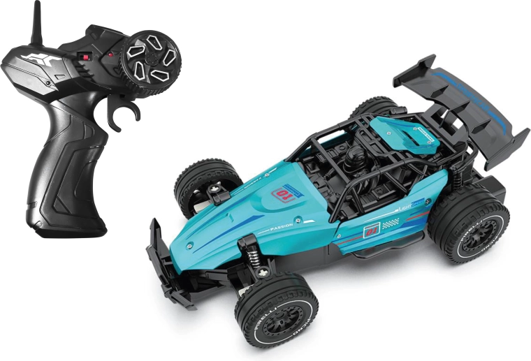 Metal RC-formel med fjernbetjening, 21 cm
