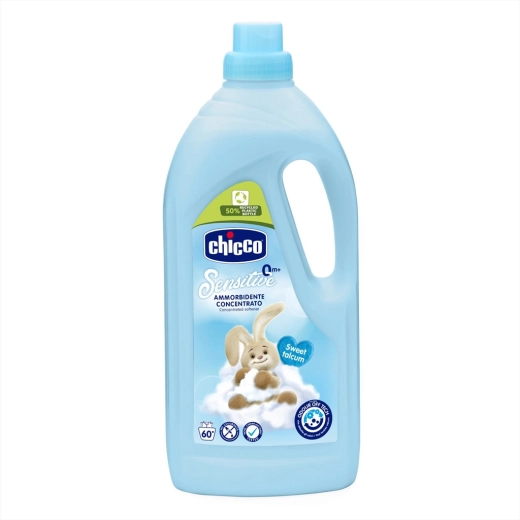 Chicco koncentreret skyllemiddel Baby Sensitive Sødt pudder 1,5 l, 60 vaske