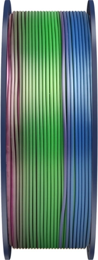 Blank silk-overflade og regnbueovergange