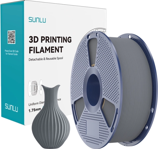 Filament SUNLU PLA Classic grå 1,75 mm 1 kg