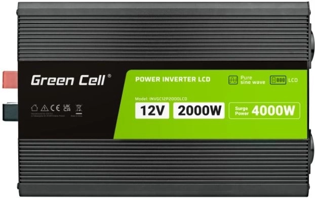 Klart LCD-display og batterikontrol