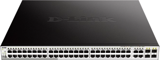 Administrerbar gigabit PoE+ switch D‑Link DGS‑1210‑52MP 48×GE, 4×SFP