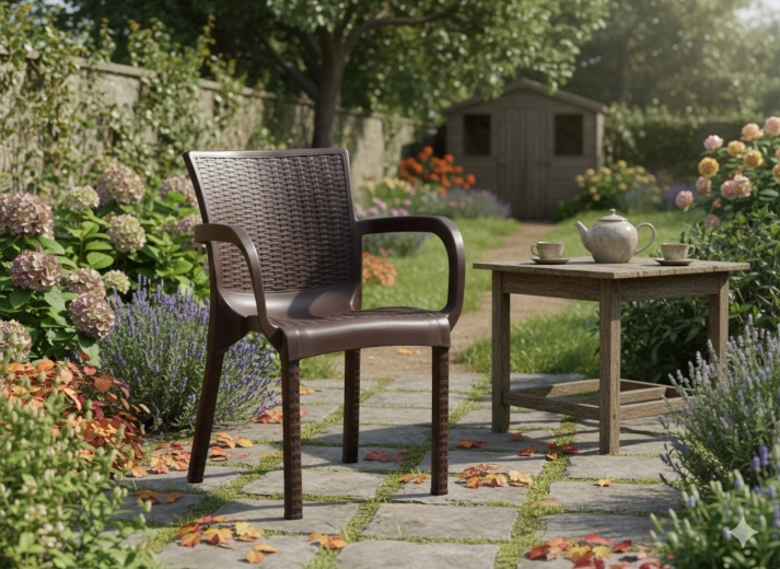 Stilfuldt rattan-look til enhver terrasse