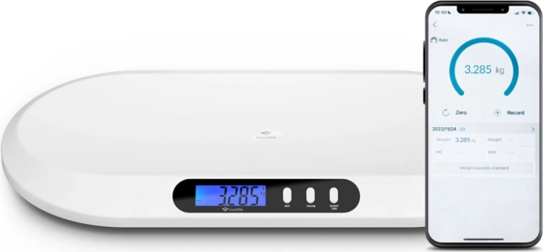 Digital babyvægt TRUELIFE BabyScale B5 BT med Bluetooth