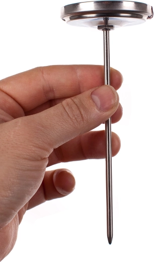 Rustfri sensor 12,5 cm for præcis indstiksmåling