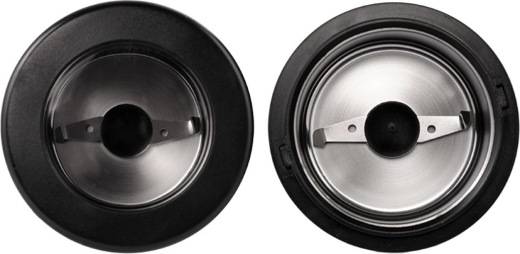 Knive og kværnkammer i rustfrit stål