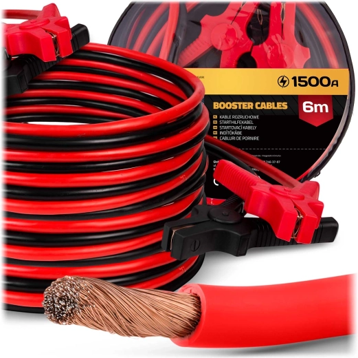 Humberg startkabler 1500 A, 6 m
