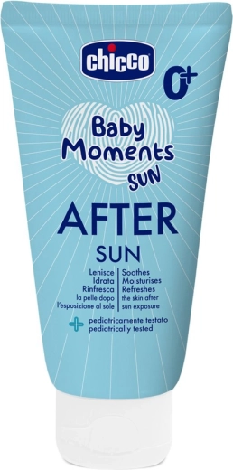 Chicco Baby Moments Sun beroligende aftersun-mælk til børn 150 ml