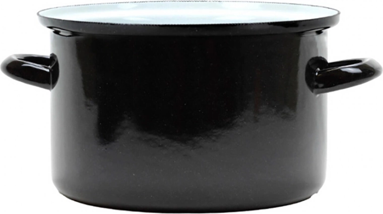 Emaljeret gryde BELIS Standard 22 cm, 4,5 l med låg