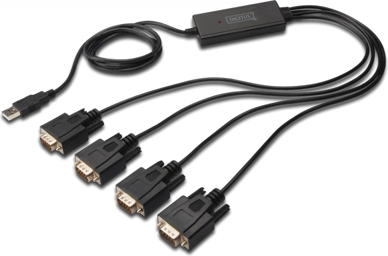 USB-adapter til 4x RS232 med kabel 1,5m