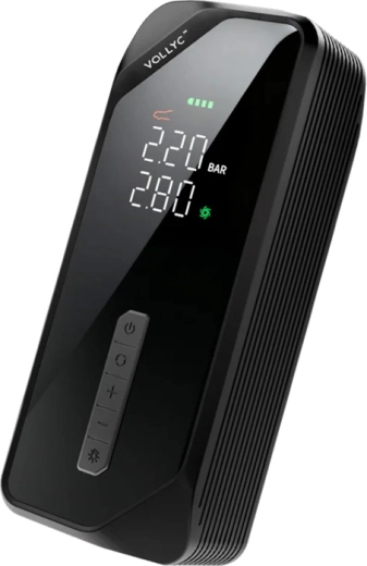 Flextail Evo 150 bærbar dækpumpe – sort