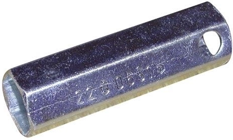 Rørnøgle med top 32 mm, galvaniseret