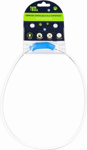 Lysende LED USB-halsbånd til hund og kat