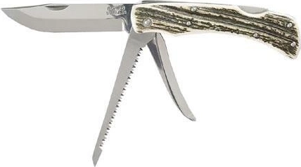 Mikov Hubert foldejagtkniv med horn, 3 funktioner