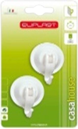 Krog med sugekop 4,2 cm plast, assorterede farver (2 stk.)