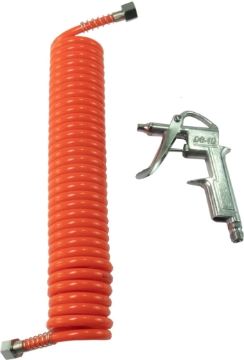 Pneumatisk luftpistol med 5 m PU-slange