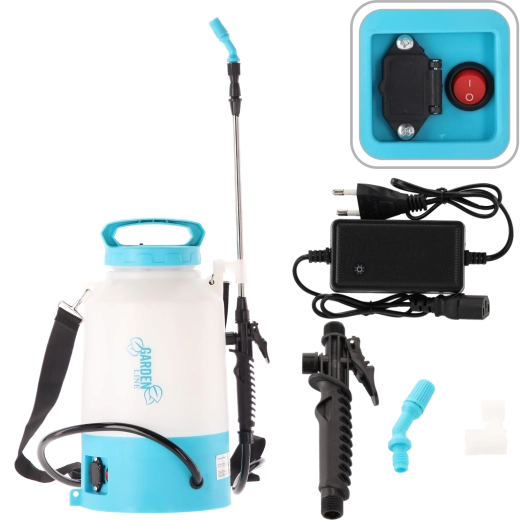 Batteridrevet tryksprøjte 5 l