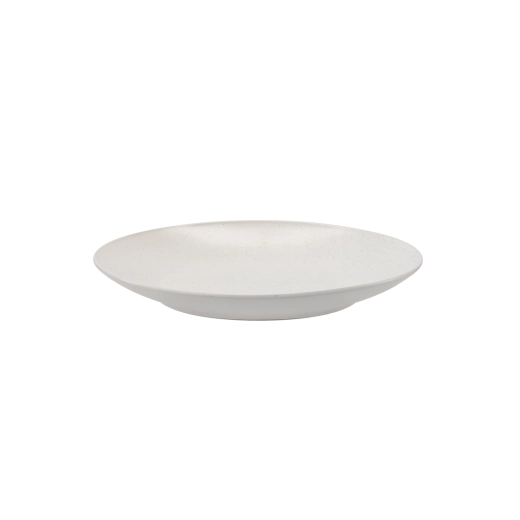 Desserttallerken Modern 20,5 cm hvid porcelæn