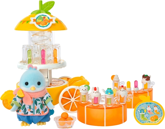 Citrusbod med drikke – Sylvanian Families