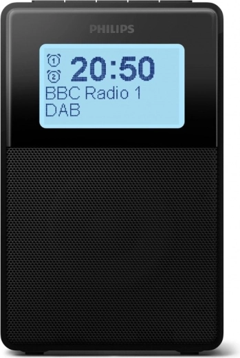 philips clockradio med dab+ / fm og bluetooth, stænktæt