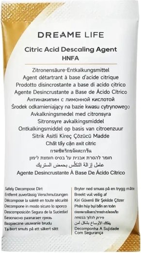 Afkalkningsmiddel med citronsyre til Dreame N20 Steam, 12 × 20 g