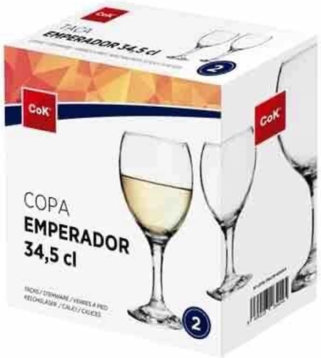 Vinglas Emperador 345 ml, sæt med 2 stk.