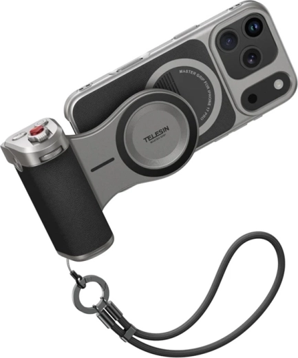 Telesin Master Grip-holder med powerbank til iPhone 17 Pro Max