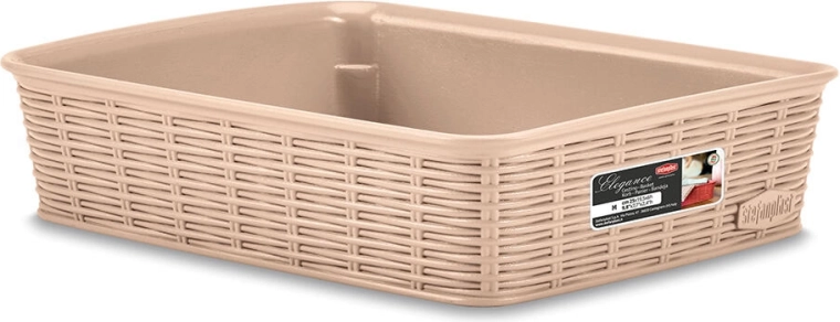 Plastikkurv Elegance – Beige