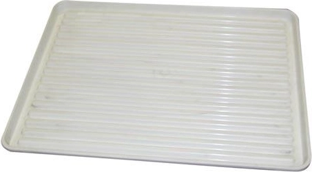 Drypbakke til opvask 50 × 40 cm hvid plast