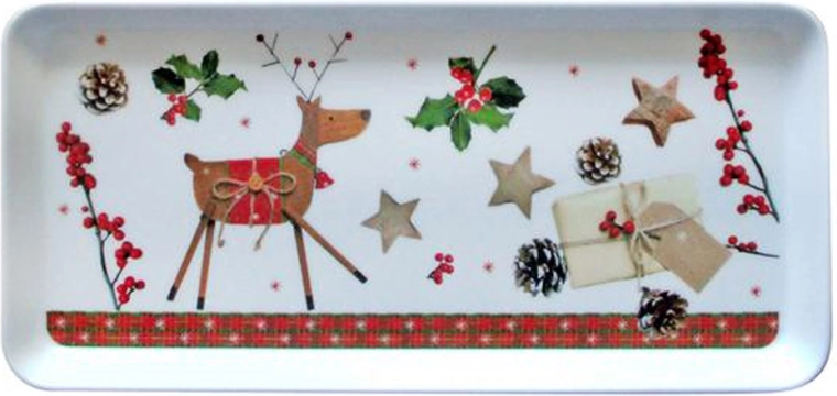 Serveringsbakke TORO med rensdyr 35 × 16,5 cm