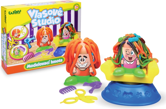 Modelleringsmasse – frisørstudio (tjekkisk emballage)