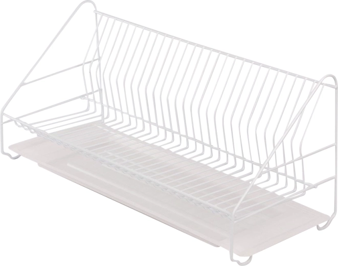 Metpol étplans opvaskestativ 60 cm hvidt med drypbakke