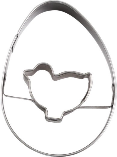 Påske-udstikkere kylling i rustfrit stål 4–6 cm